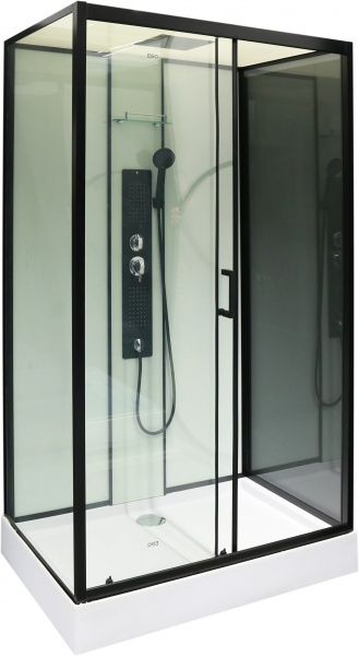 Душевой бокс EGO Pride Black 80x120 См Sc-04