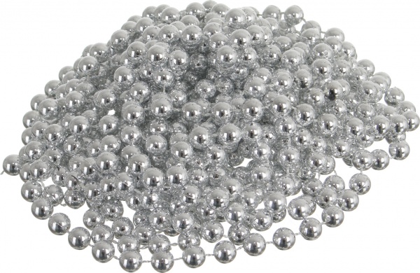 Бусы для елки 10 мм 8 м в ассортименте