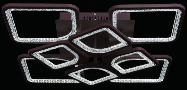 Люстра светодиодная Victoria Lighting 224 Вт черный с белым Foxy/PL8 