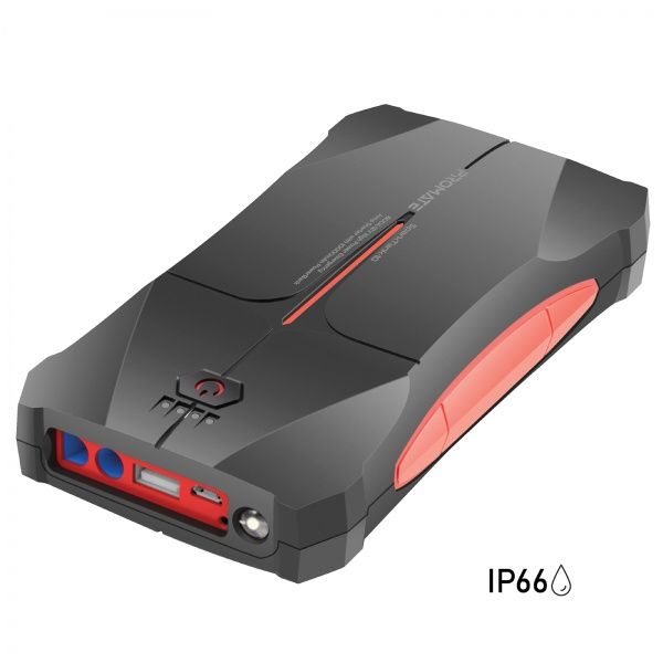 Мобильное пускозарядное устройство Promate SparkTank-10 10000 mAh 800A Jump Starter USB 2.1А IP66 LED 