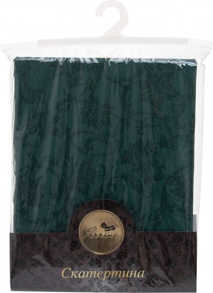 Скатерть 120x142 см зеленый Perrini 