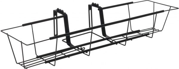 Держатель прямоугольный 20 / 14x61 / 57 см черный металл HY16-06
