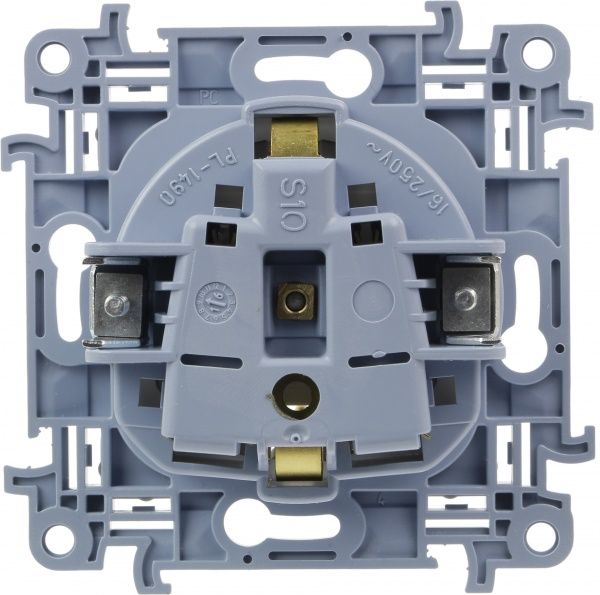 Розетка із заземленням Simon 10 без шторок білий CGSZ1.01/11