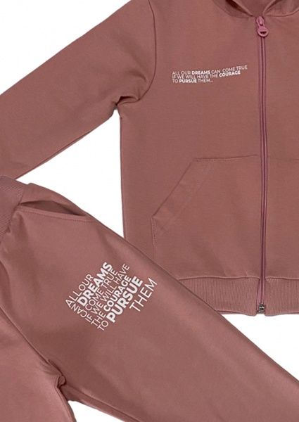 Спортивный костюм Roksana для девочки №0027/32191 р.122/128 розовый 