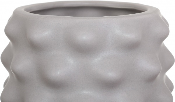 Ваза керамическая бежевый Сандвик 12х30,5 см