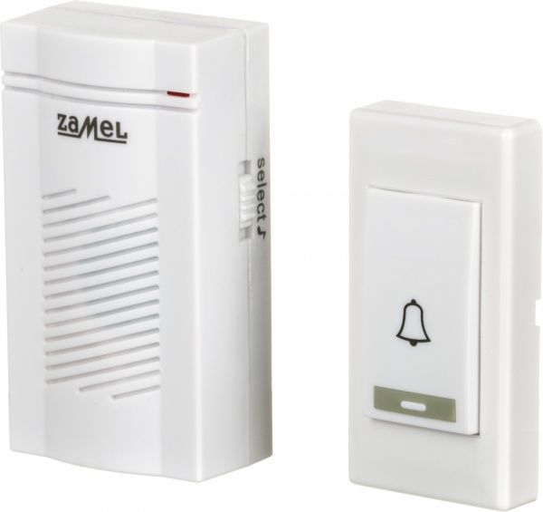 Звонок электрический Zamel CLASSIC белый