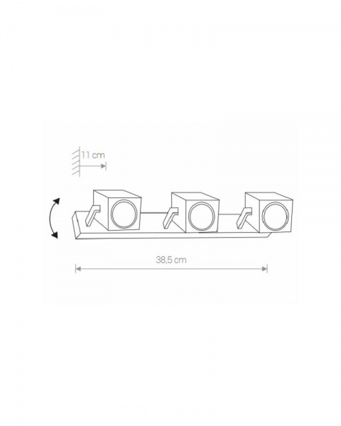 Светильник точечный Nowodvorski Eye Tone 10 Вт GU10 белый 8088 