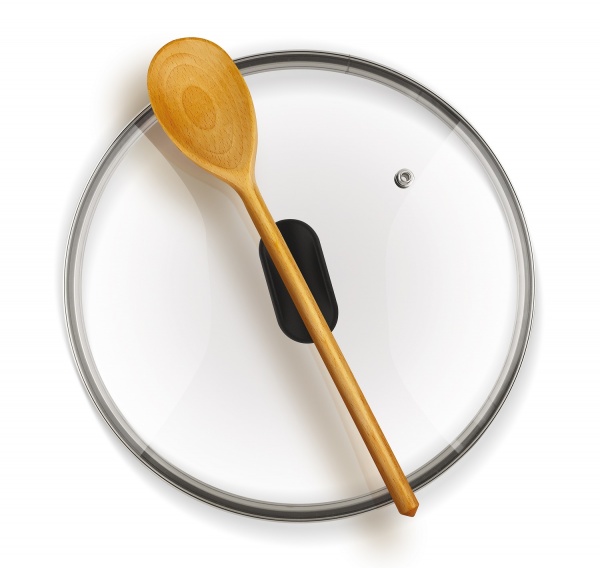 Крышка стеклянная с металлическим ободком 20 см TVS