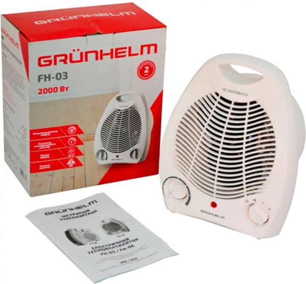Тепловентилятор Grunhelm FH-03 спиральный