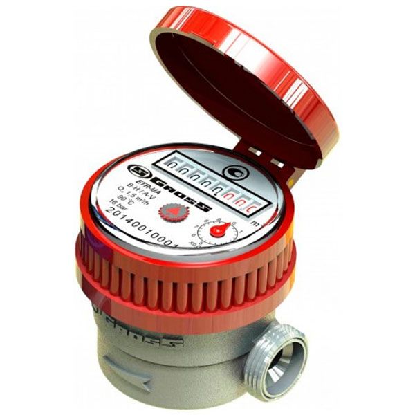 Счетчик горячей воды Gross 15/80