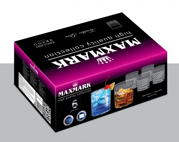 Набор стаканов низких MK-GT1103 310 мл 6 шт. Maxmark 