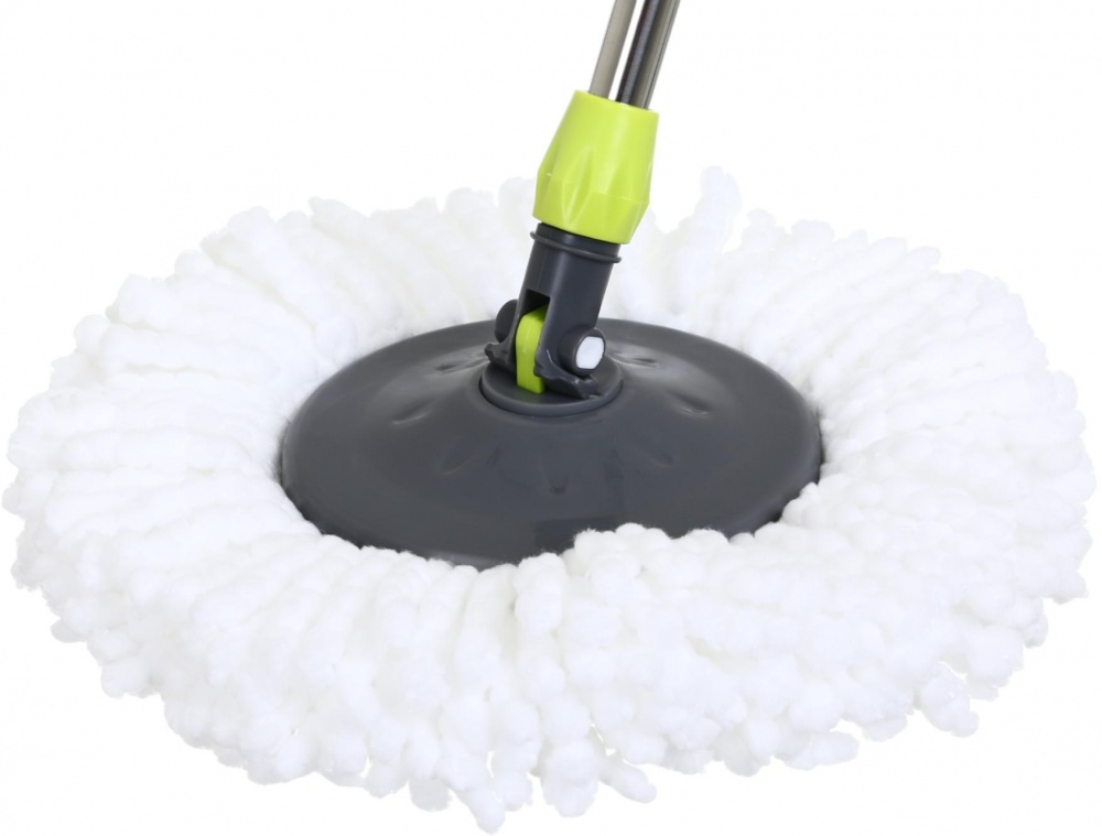 Комплект швабра и ведро с механическим отжимом для пола OBERY 2 в 1 16 см в ассортименте