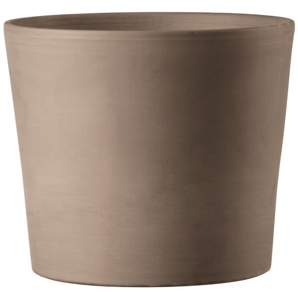 Горщик керамічний DEROMA DEROMA 30x26x12,8 круглий 12,8л мокко 