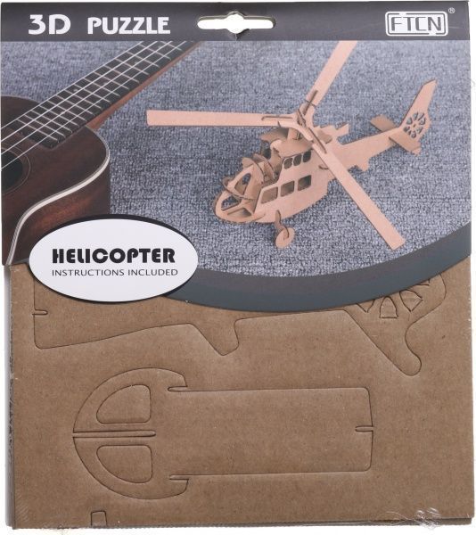 3D-пазл вертолет 15x15 