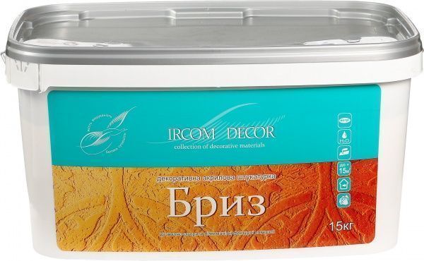 Декоративная штукатурка БРИЗ Ircom Decor 15 кг