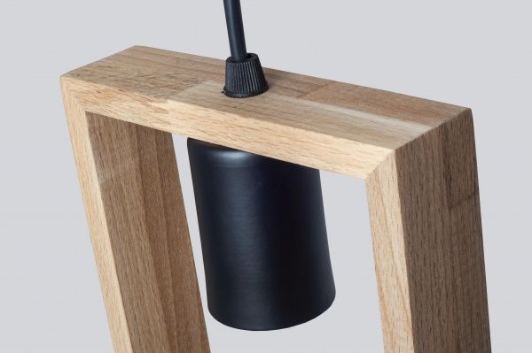 Подвес Геотон НСБ 02-60-917 ДС 6421/1 1x60 Вт E27 бук светлый 