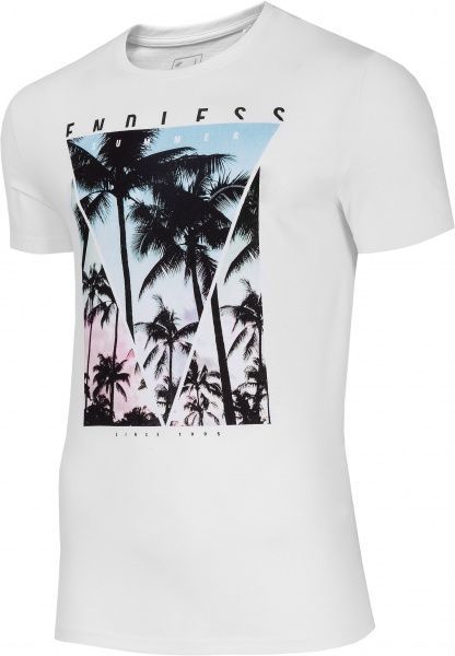 Футболка 4F H4L20-TSM034-10S L белый