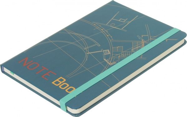 Книга для нотаток А5 у клітинку зелений