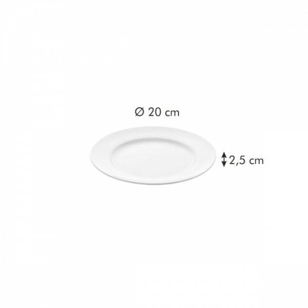 Тарілка десертна Opus Stripes 20 см 385120 Tescoma