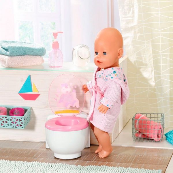 Набір Zapf Інтерактивний унітазик для ляльки Baby Born зі звуком 828373