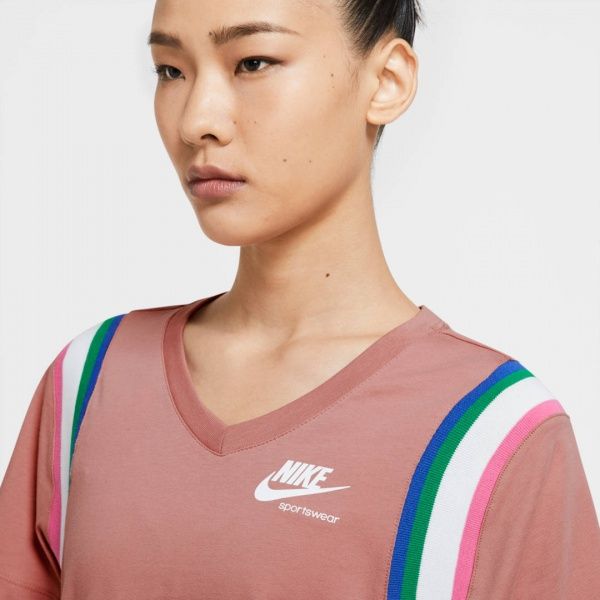 Футболка Nike W NSW HRTG TOP CU5885-685 M розовый