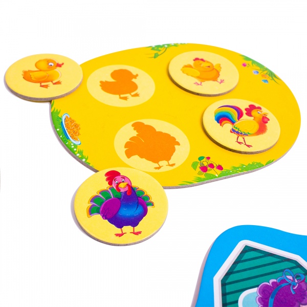 Развивающий набор Vladi Toys 3 в 1 Ферма VT2901-03