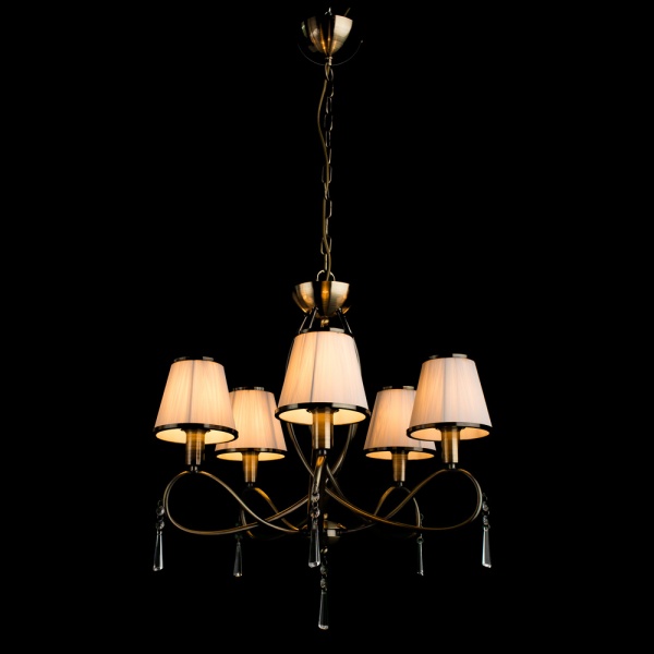 Люстра підвісна Arte Lamp Logico 5x40 Вт E14 антична бронза A1035LM-5AB 