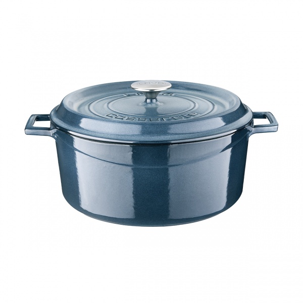 Каструля з кришкою 28 см 6,71 л Premium LV Y TC 28 K2 MJ GR LAVA