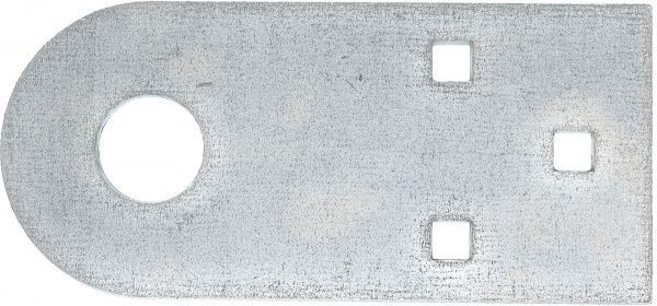 Проушина для замка MVM HASP-06 108x50x4 мм серый