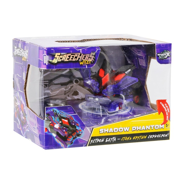 Трансформер Screechers Wild S3 L5 Дарк Фэнтом 1:43 EU682601