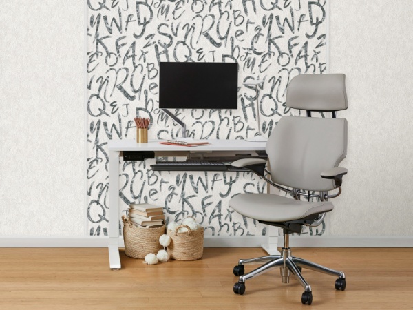 Шпалери вінілові на паперовій основі Слов'янські шпалери Comfort Алфавіт 5798-03 0,53x10,05 м 