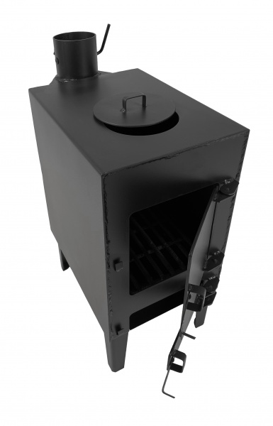 Печь-буржуйка Metalzavod BP-50V с варочной поверхностью