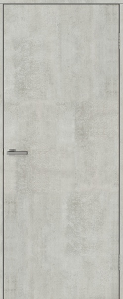 Блок дверной ОМиС Глухе (гладке) R 2H(2BB)+85EN ПГ 600 мм цемент 