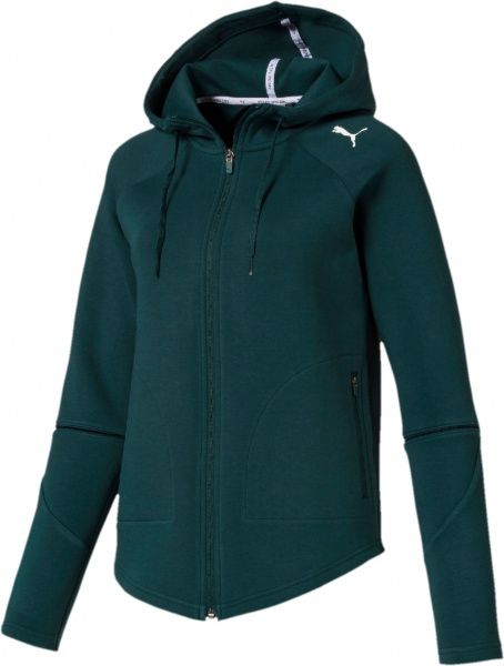 Джемпер Puma Evostripe Move Hooded Jacket 85418430 р. S зелений