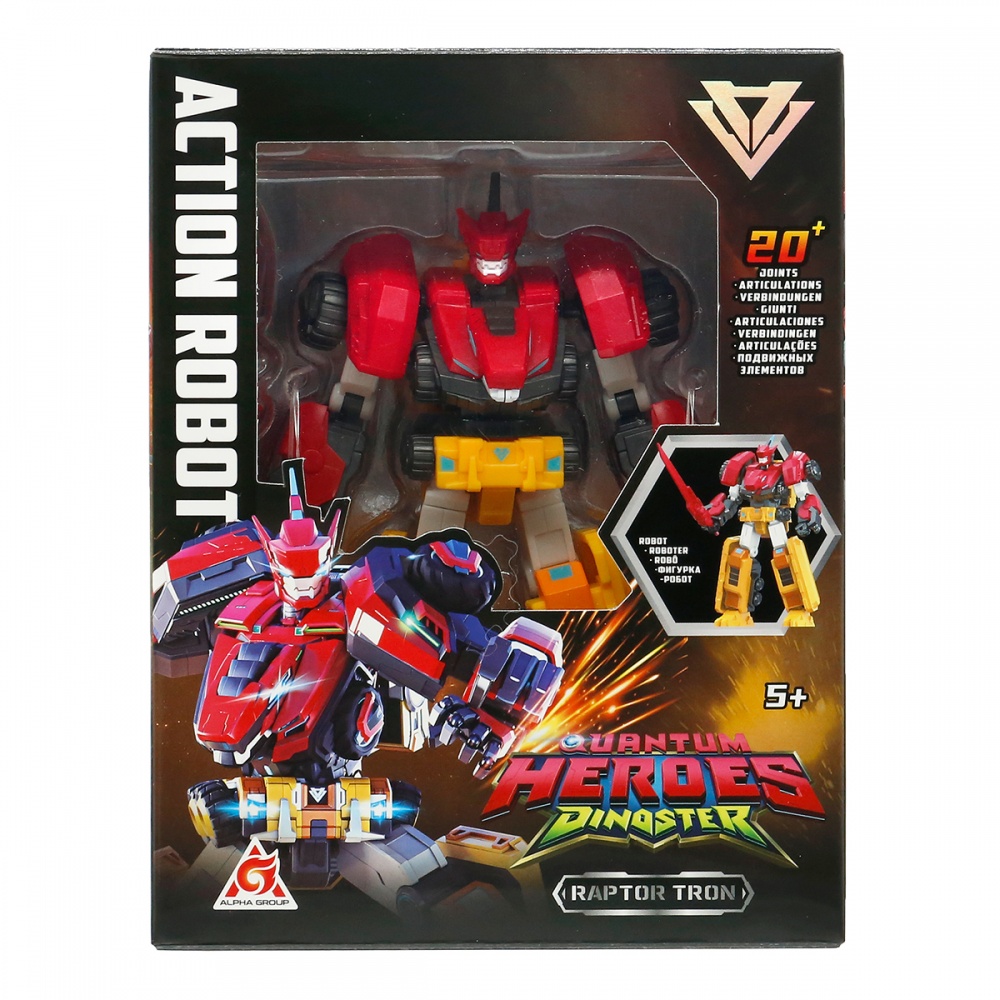 Фігурка DINOSTER Раптор Трон 12,7 см з аксесуарами EU580872