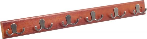 Крючки на планке VI тип 2 бронза/орех