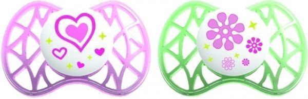 Пустушка ортодонтична Nuvita Air 0м + 2 шт. NV7060Girl