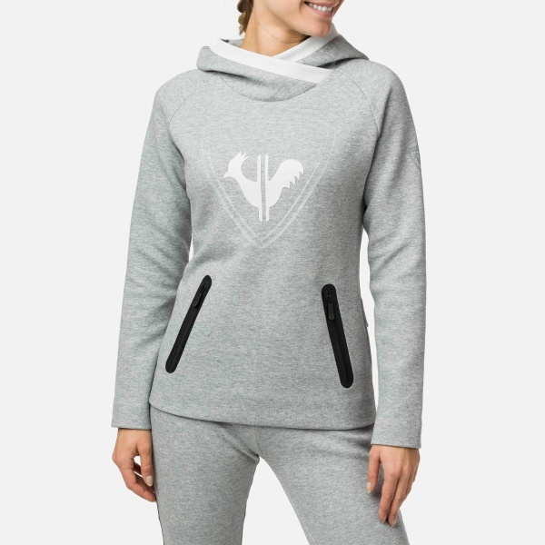 Джемпер Rossignol W LIFETECH HOODY RLIWS03-280 р. L серый