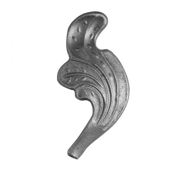 Декоративная вставка Укрітарм Листочек правый 120х55 мм 2118R