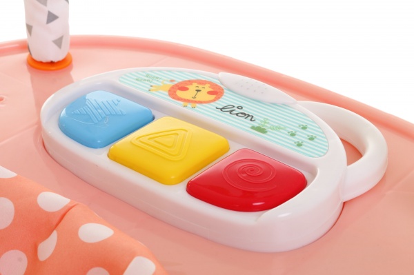 Ходунки Bambinelli Львенок коралловый W1507UR6/pink