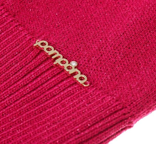 Комплект шапка + снуд Pompona для девочек р.52-54 малиновый 20 Z P 51 k 