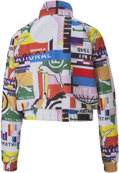 Джемпер Puma PI AOP Woven Track Jacket 53024202 р. M різнокольоровий