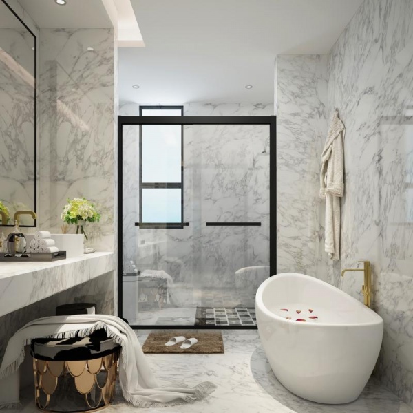 Душевые двери ScandiSPA Scadi Black 120x195 B-L2029