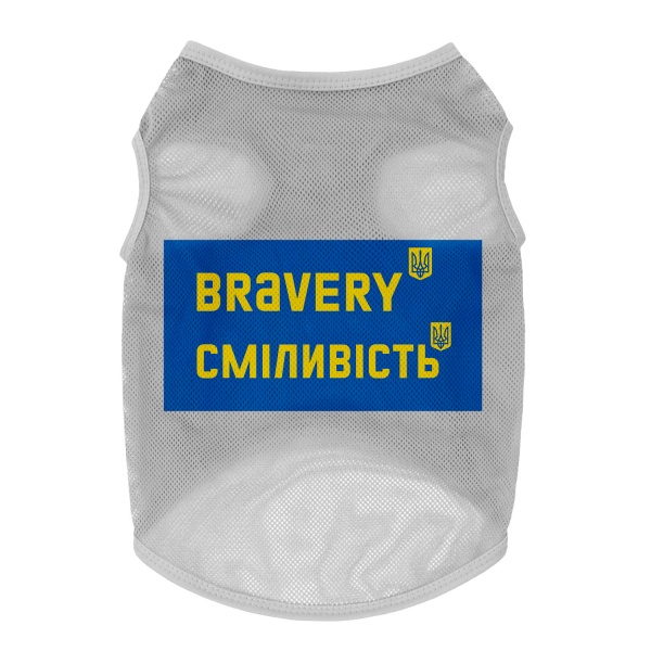 Майка Waudog Сlothes Смелость сетка серая XS