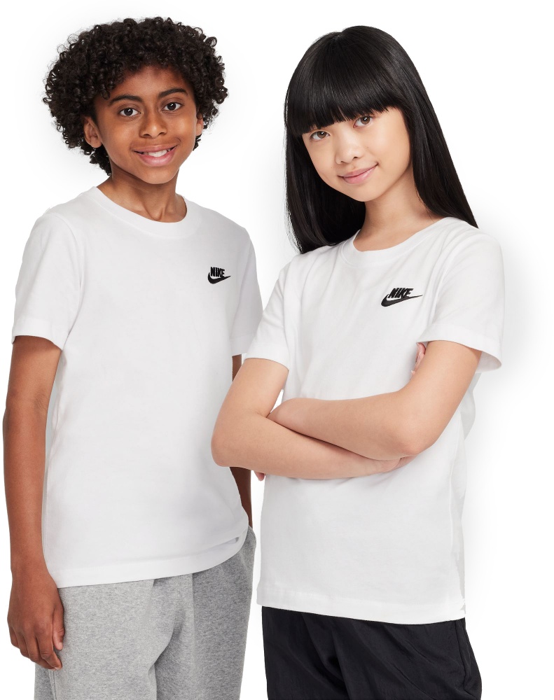 Футболка Nike K NSTEE EMB FUTURA LBR FZ5177-100 р.M білий