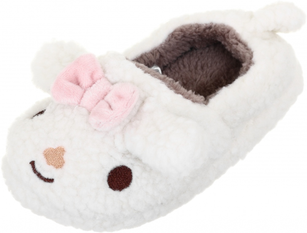 Тапочки для девочек HW с аркой Овечка р.28-29 белый NULL