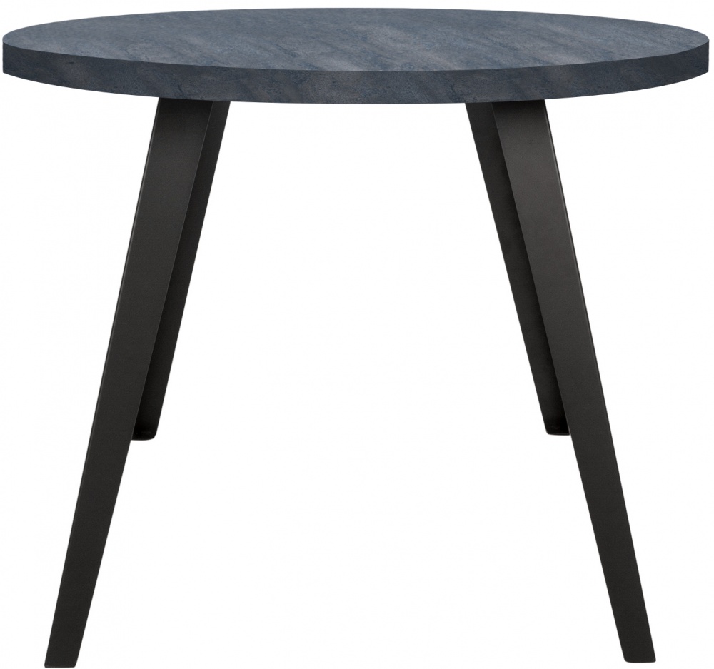 Стол Nowy Styl ANGLE BLACK (36) D900 (CH) угольный камень/черный