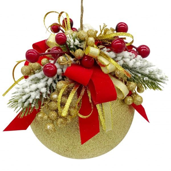 Куля декорована MISLT d15 см BD150-2 золото