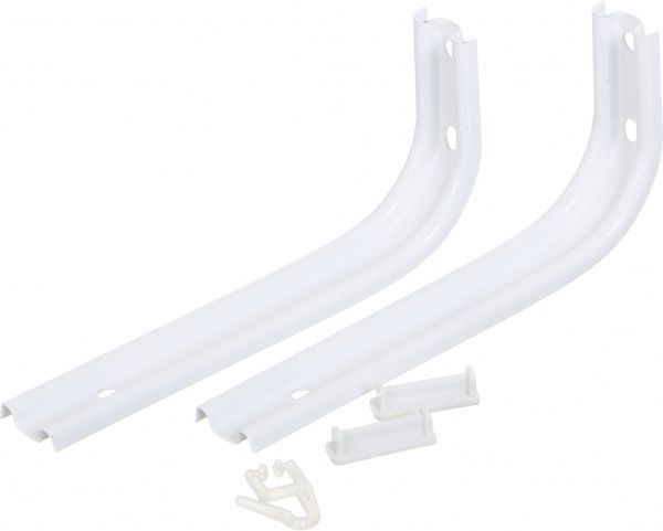 Карниз Cardinal Макс плюс із молдінгом подвійний 150 см білий 