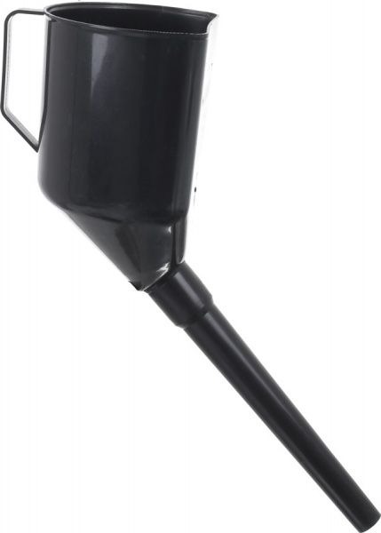 Автолійка Poputchik для бензину з сіткою чорна 07-001